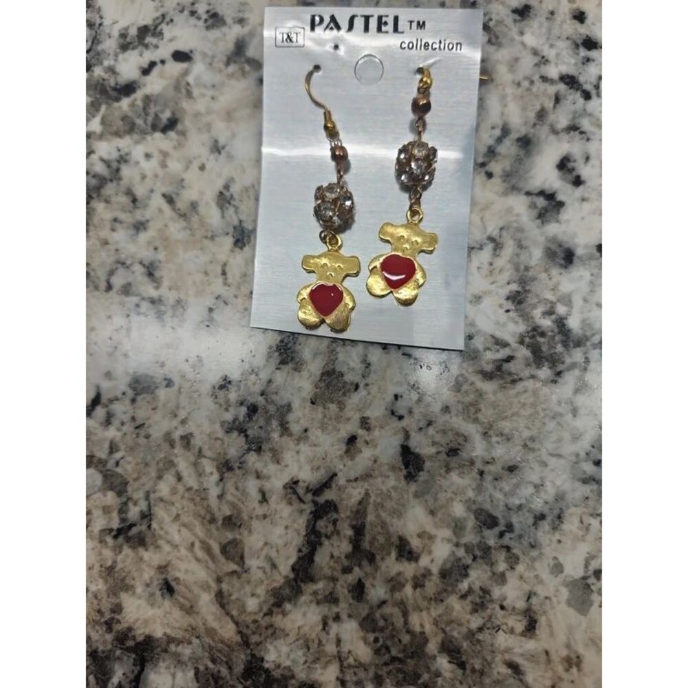 For the love if teddy bears earrings
